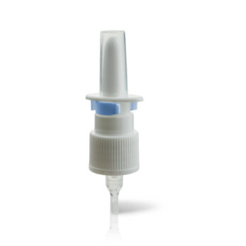 Nasal-spray-pump-with-safety-clip