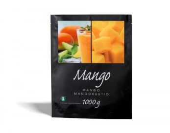 Mango black 3 side seal packaging
