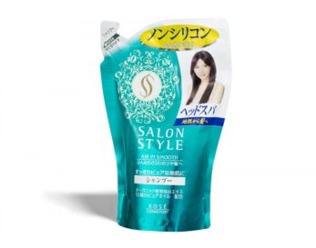 Salon Style teal shaped pouch