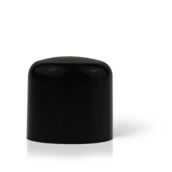 Domed Double Walled Cap Black