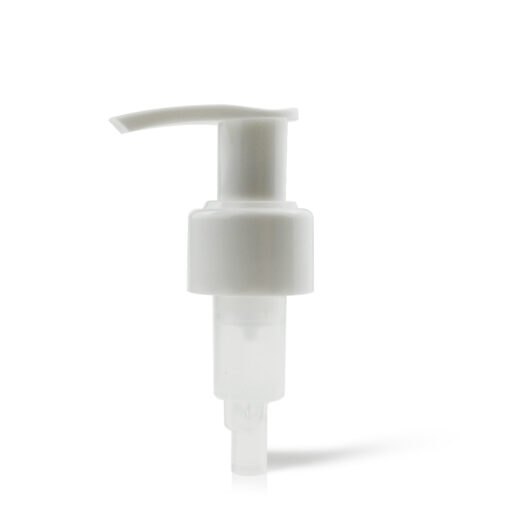 Lotion Pump - Lock Up - Smooth - 24/410 - White
